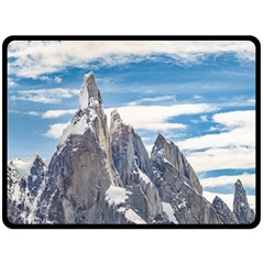 Cerro Torre Parque Nacional Los Glaciares  Argentina Double Sided Fleece Blanket (large)  by dflcprints