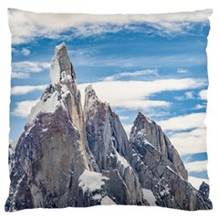 Cerro Torre Parque Nacional Los Glaciares  Argentina Large Flano Cushion Case (one Side) by dflcprints