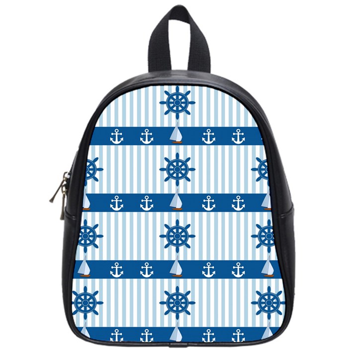 Sea pattern School Bags (Small) 