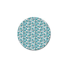 Roses Pattern Golf Ball Marker by Valentinaart