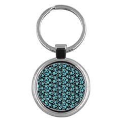 Roses pattern Key Chains (Round) 