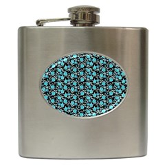 Roses pattern Hip Flask (6 oz)