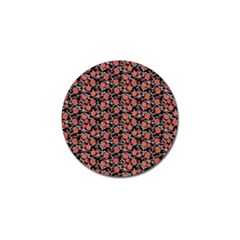 Roses Pattern Golf Ball Marker (10 Pack) by Valentinaart