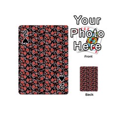 Roses Pattern Playing Cards 54 (mini)  by Valentinaart