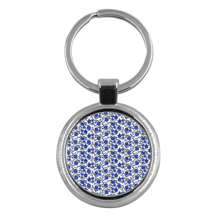 Roses pattern Key Chains (Round) 