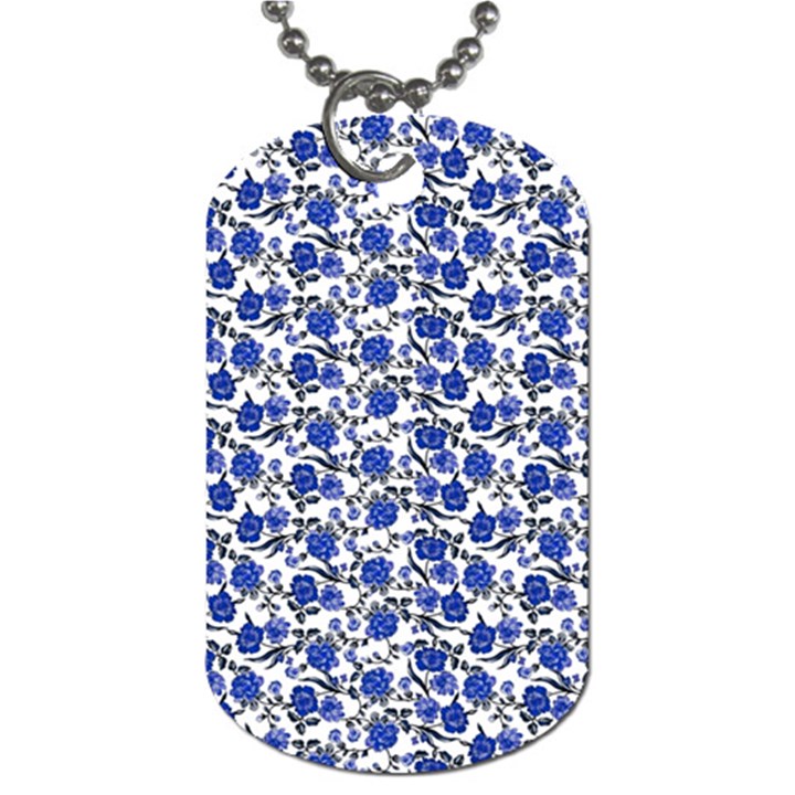 Roses pattern Dog Tag (One Side)