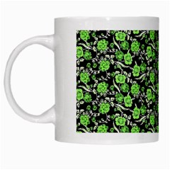 Roses pattern White Mugs