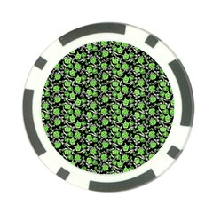 Roses pattern Poker Chip Card Guard (10 pack)