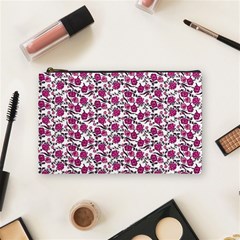 Roses Pattern Cosmetic Bag (medium)  by Valentinaart