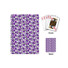 Roses Pattern Playing Cards (mini)  by Valentinaart