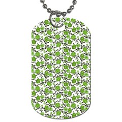 Roses Pattern Dog Tag (one Side) by Valentinaart