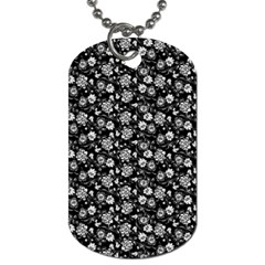 Roses Pattern Dog Tag (one Side) by Valentinaart