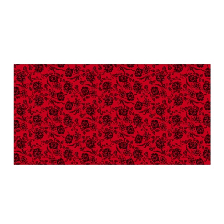 Roses pattern Satin Wrap