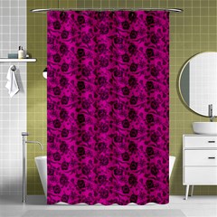 Roses Pattern Shower Curtain 48  X 72  (small)  by Valentinaart