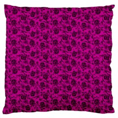 Roses Pattern Large Cushion Case (two Sides) by Valentinaart