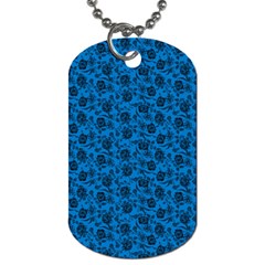 Roses Pattern Dog Tag (one Side) by Valentinaart