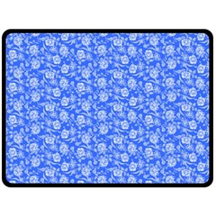 Roses Pattern Double Sided Fleece Blanket (large) 