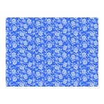 Roses pattern Double Sided Flano Blanket (Mini)  35 x27  Blanket Back