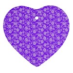 Roses pattern Ornament (Heart) Front