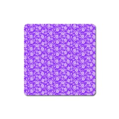 Roses pattern Square Magnet