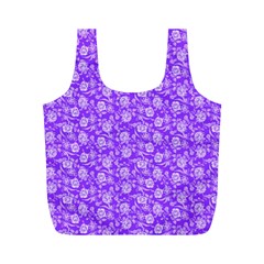 Roses pattern Full Print Recycle Bags (M) 