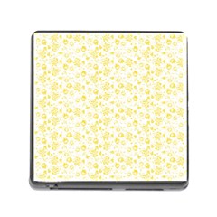 Roses Pattern Memory Card Reader (square) by Valentinaart