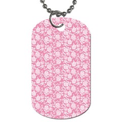 Roses Pattern Dog Tag (one Side) by Valentinaart