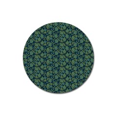 Roses pattern Magnet 3  (Round)