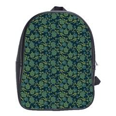 Roses pattern School Bags (XL) 