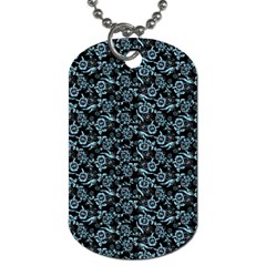 Roses Pattern Dog Tag (one Side) by Valentinaart