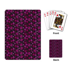 Roses Pattern Playing Card by Valentinaart