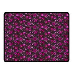 Roses Pattern Fleece Blanket (small) by Valentinaart