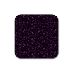 Roses pattern Rubber Coaster (Square) 