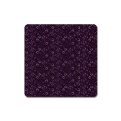 Roses pattern Square Magnet