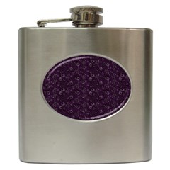 Roses pattern Hip Flask (6 oz)