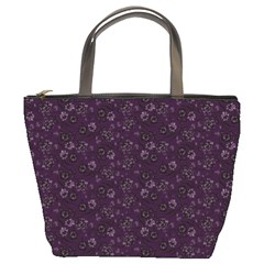 Roses pattern Bucket Bags