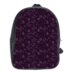 Roses pattern School Bags (XL) 