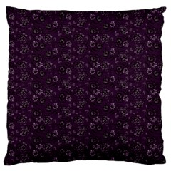 Roses pattern Large Flano Cushion Case (One Side)