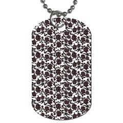 Roses Pattern Dog Tag (one Side) by Valentinaart