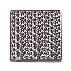 Roses Pattern Memory Card Reader (square) by Valentinaart