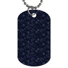 Roses Pattern Dog Tag (one Side) by Valentinaart