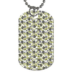 Roses Pattern Dog Tag (one Side) by Valentinaart