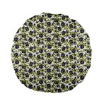 Roses pattern Standard 15  Premium Round Cushions Front