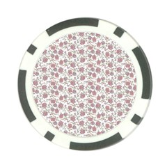 Roses Pattern Poker Chip Card Guard by Valentinaart