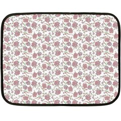 Roses Pattern Double Sided Fleece Blanket (mini)  by Valentinaart