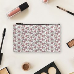 Roses Pattern Cosmetic Bag (small)  by Valentinaart