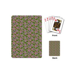 Roses Pattern Playing Cards (mini)  by Valentinaart