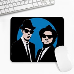 Blues Brothers  Large Mousepads by Valentinaart