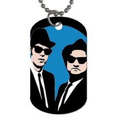 Blues Brothers  Dog Tag (one Side) by Valentinaart