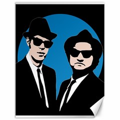 Blues Brothers  Canvas 12  X 16   by Valentinaart